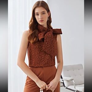 BOW-TIE BLOUSE